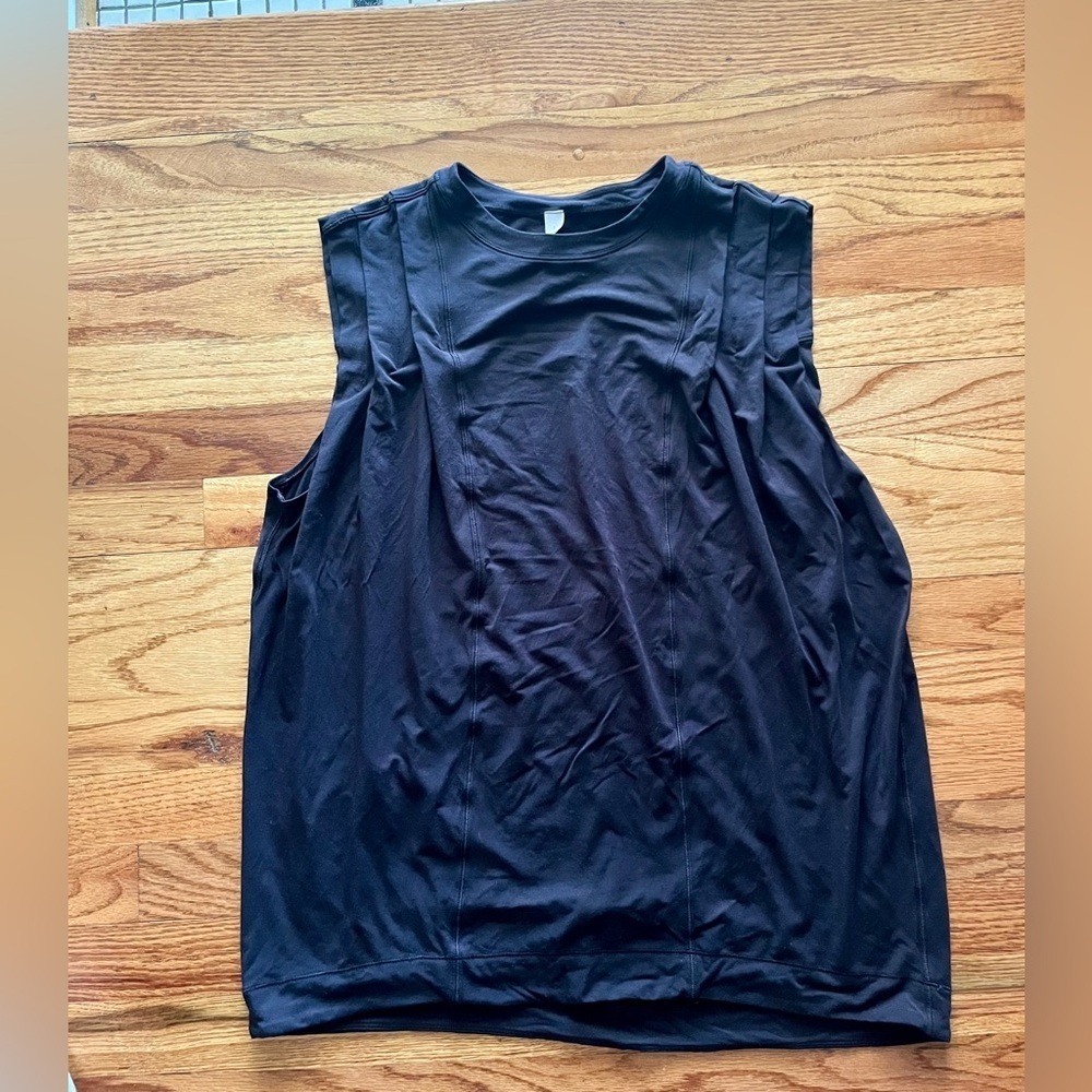 Lululemon Modal Pleated Shoulder Tank - Black - Size 6